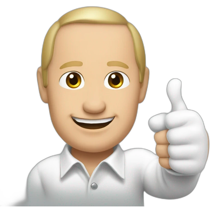 Putin thumbs up emoji