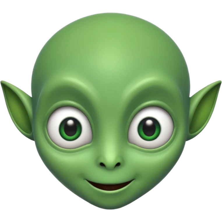 I want you to create an alien just like kaddu from movie koi mil gya emoji