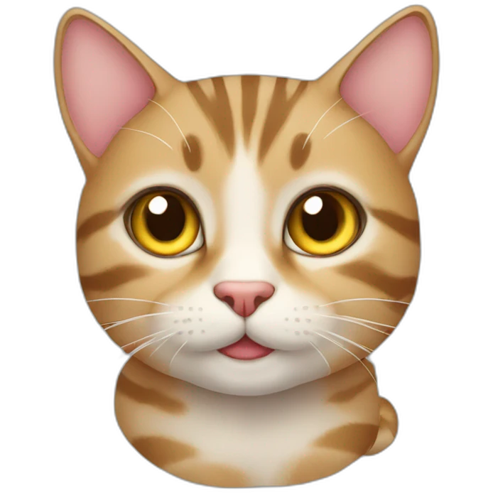 Cute tabby cat emoji