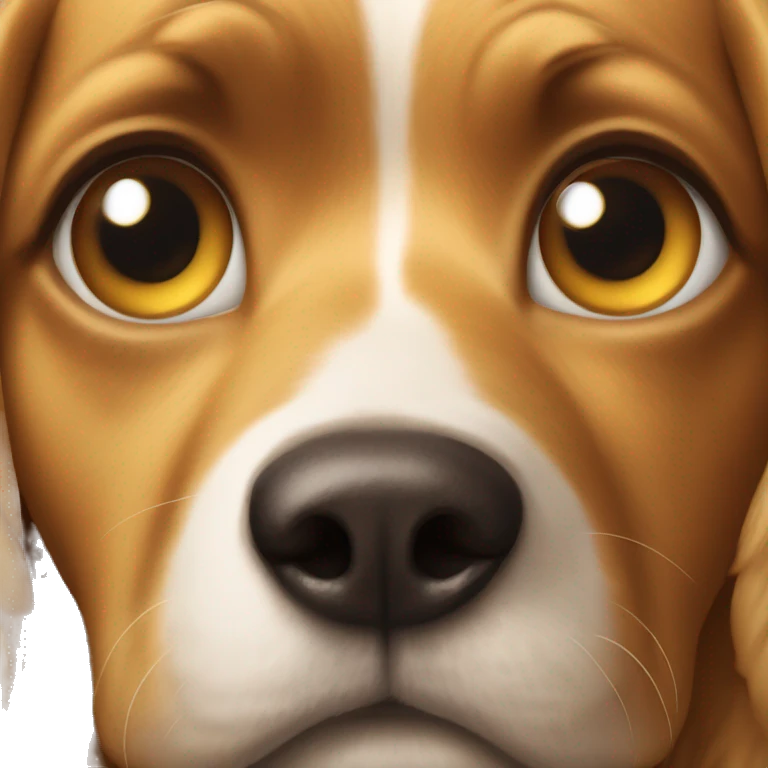 dog with big eyes emoji