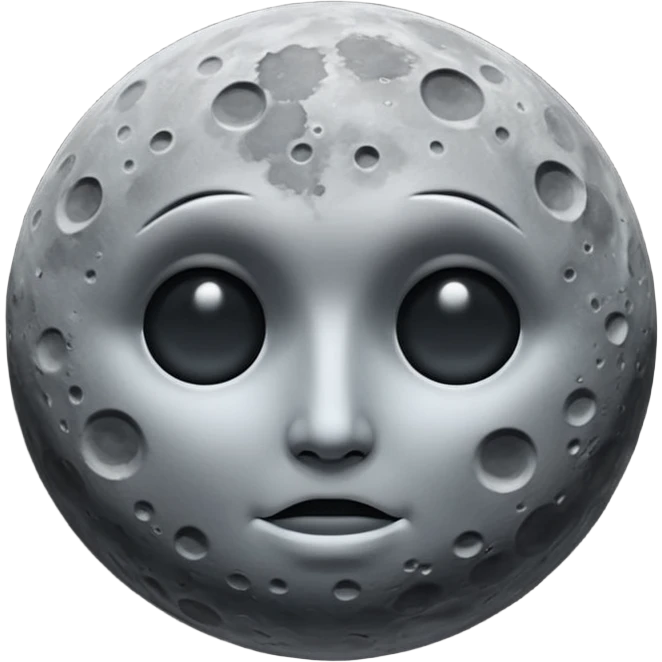 moon dark faceless  emoji