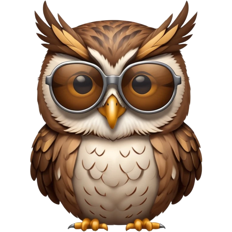 owl with sunglasses emoji