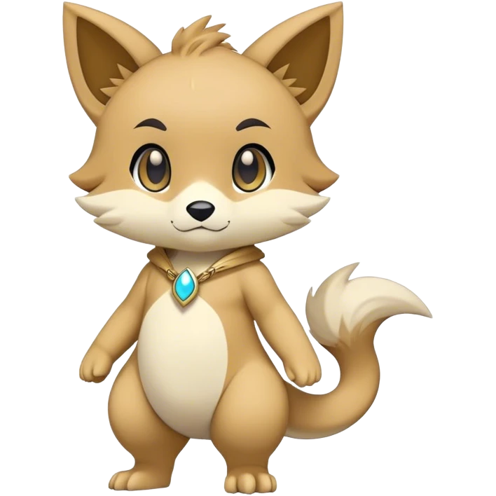 Chibi Anthro Sona  Fakemon Full Body emoji