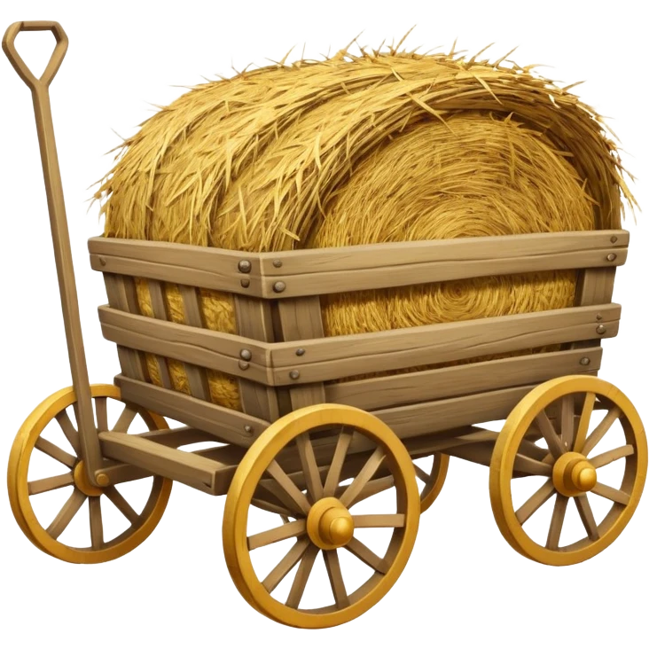 hay cart emoji