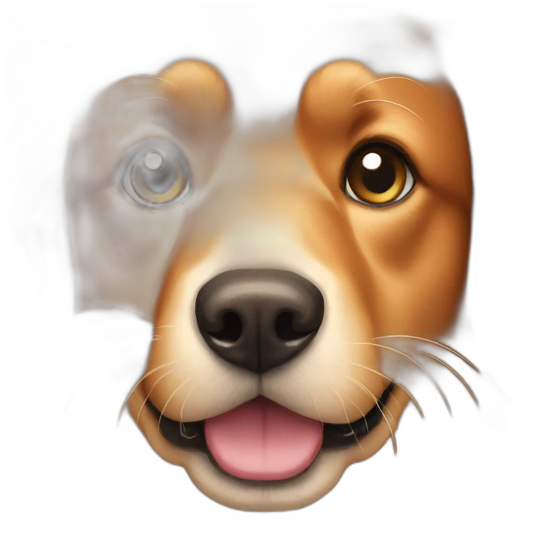 red golden retriever emoji