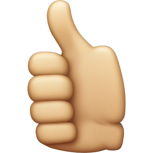 “thumbs up”, “third finger up” emoji