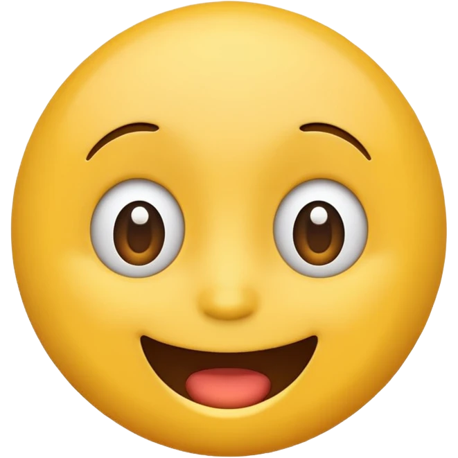 Smiling emoji raising eyebrows emoji