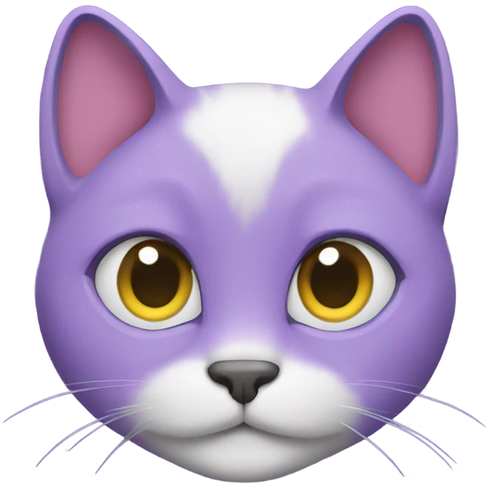 Purple cat  emoji