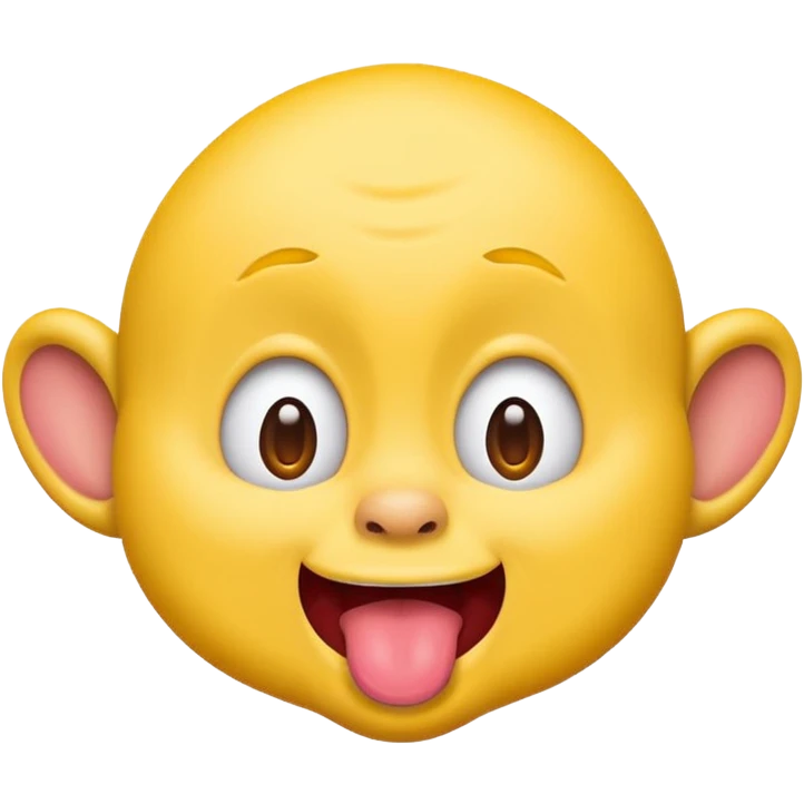 dopey face emoji, silly expression, tongue out, playful emoji