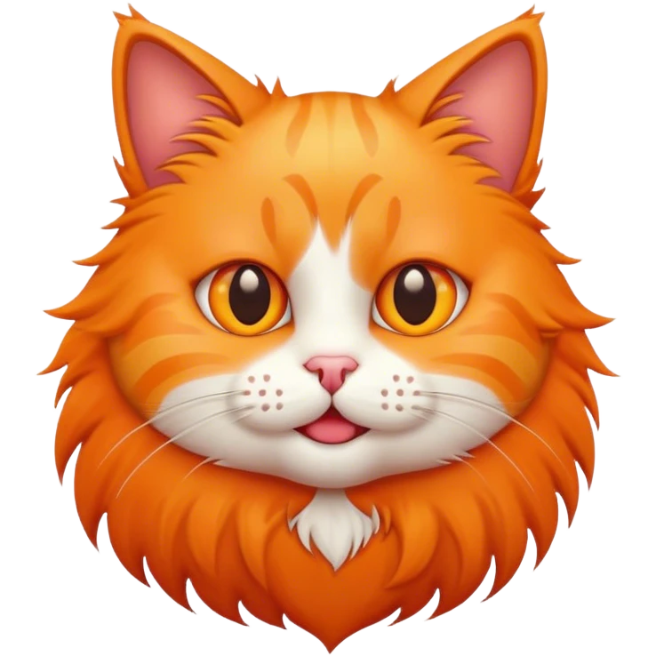 Funny cat emoji
