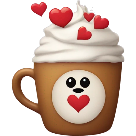 Una foca con corazón café  emoji