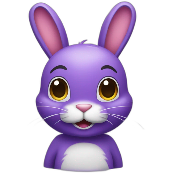 Purple bunny that likes to prank people emoji