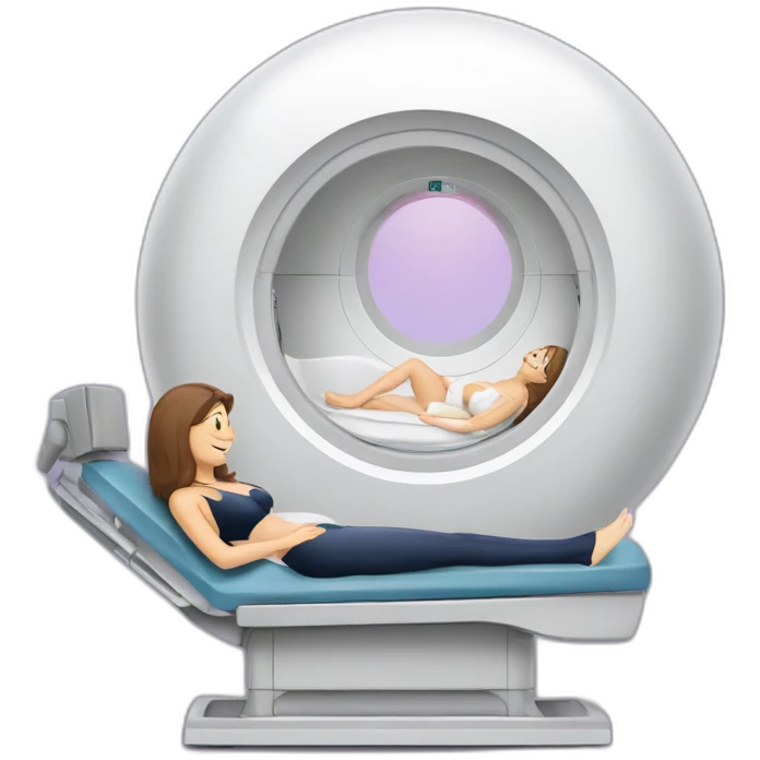 Posh-Radiologist-performing-breast-mri-to-woman emoji