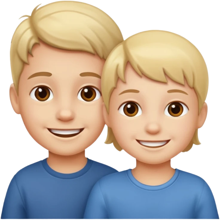 Two little children emoji