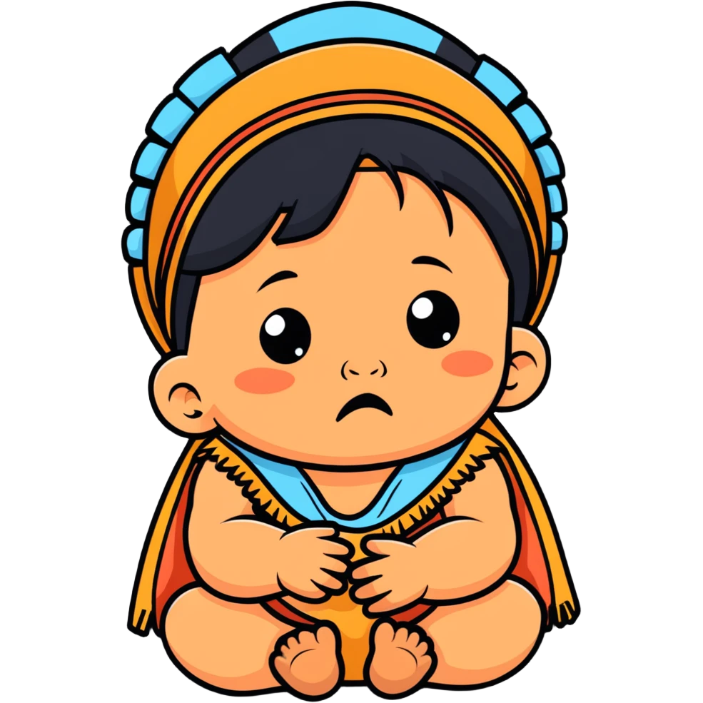crying Indian baby emoji