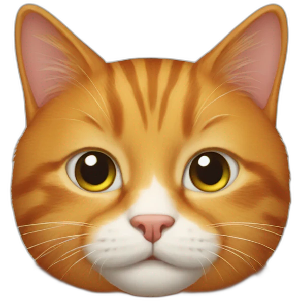 a ginger cat emoji