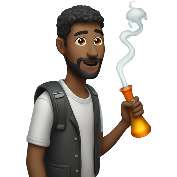 Guy holding that Bong emoji