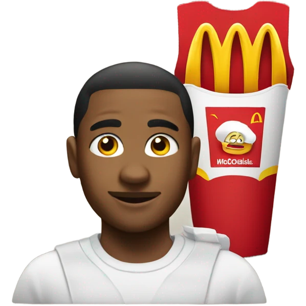  caseoh  in McDonalds emoji