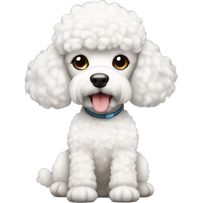 white poodle emoji