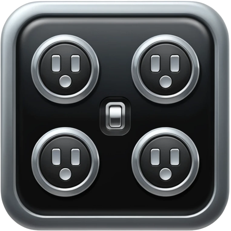 switch on engine button in black emoji