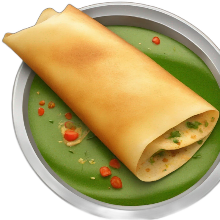 dosa south indian dish emoji