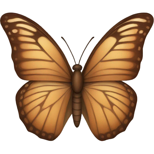 brown butterfly emoji