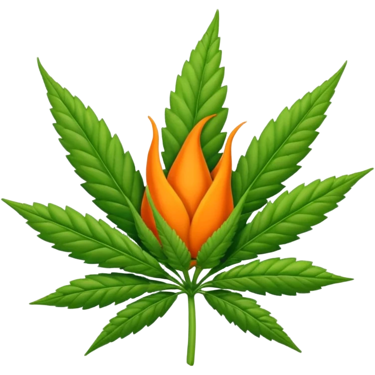 Marajuana bud emoji