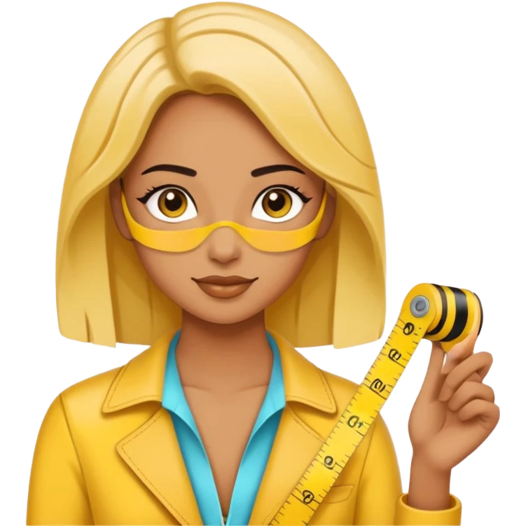 Measurement tape for fashion designer  emoji