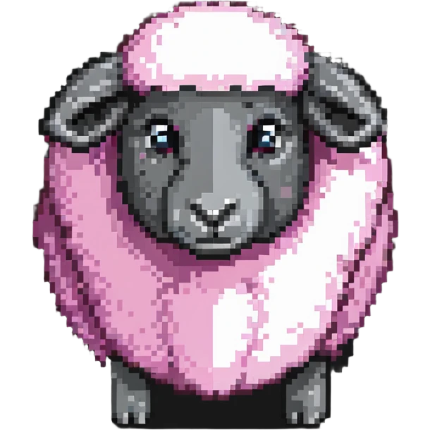 pink sheep emoji
