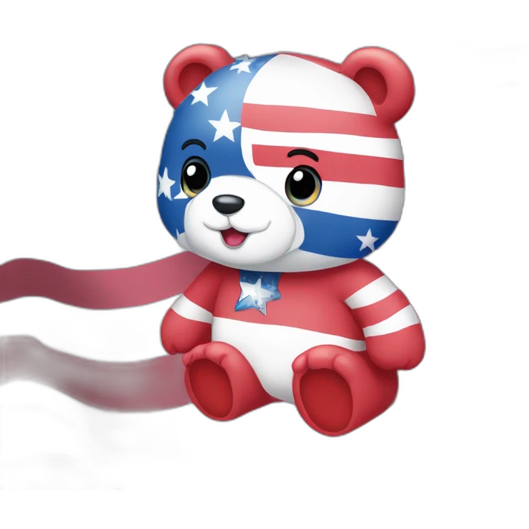 usa flag care bear emoji