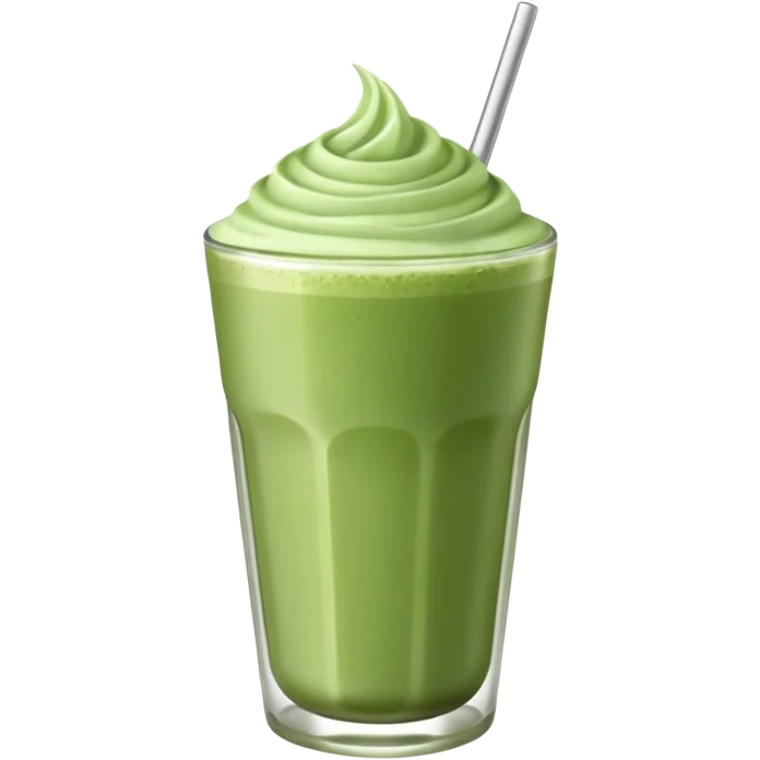 cold matcha latte emoji