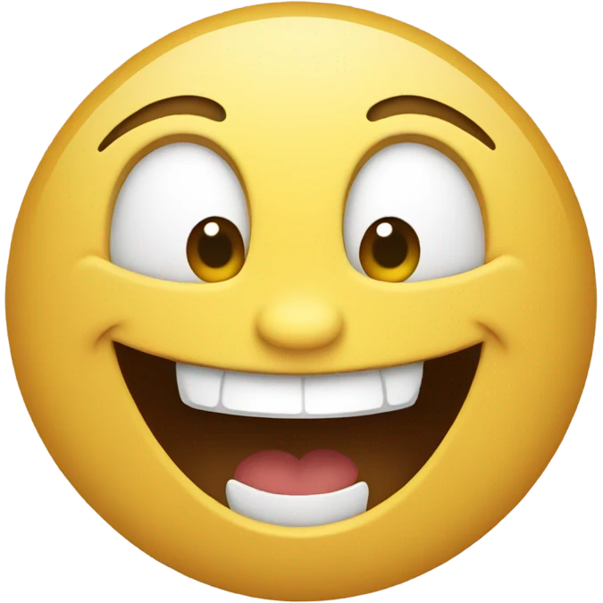 Crazy laughing face  emoji