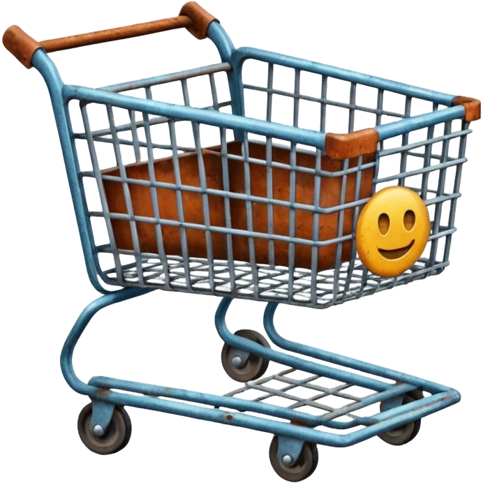 abandoned shopping cart emoji