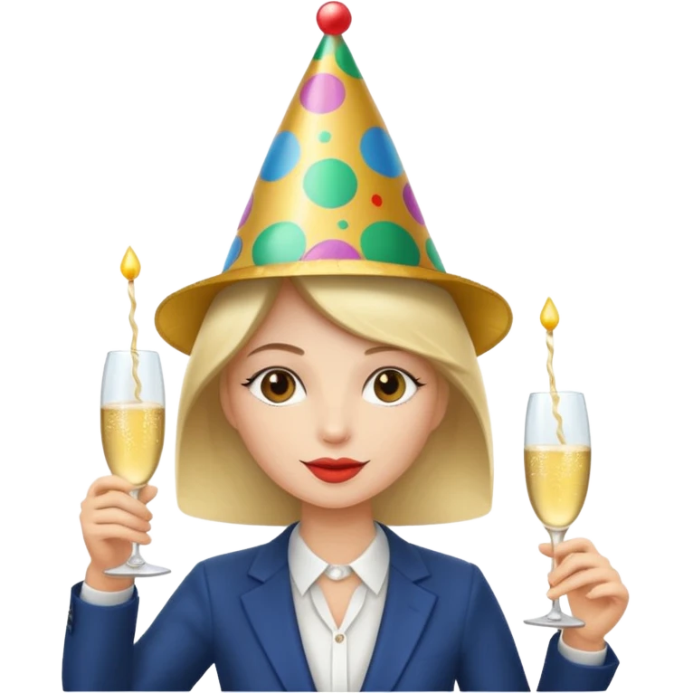 Jet champagne new years 2025 emoji