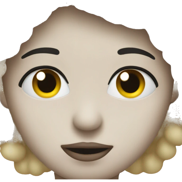Kiss face emoji