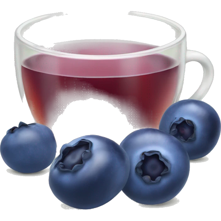 blueberry tea emoji