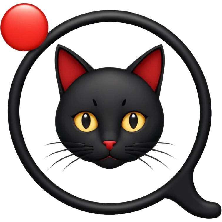 white sign with 🚫🐱 emoji