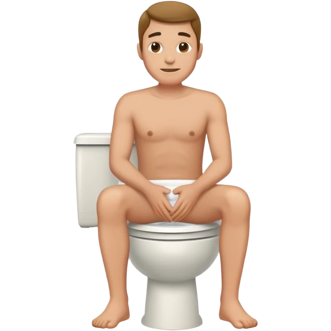 man on toilet  emoji