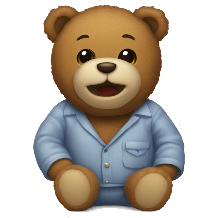 good night teddy bear emoji