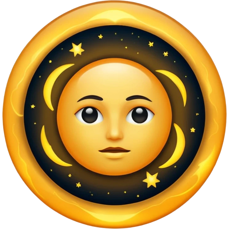 Soleil noir emoji