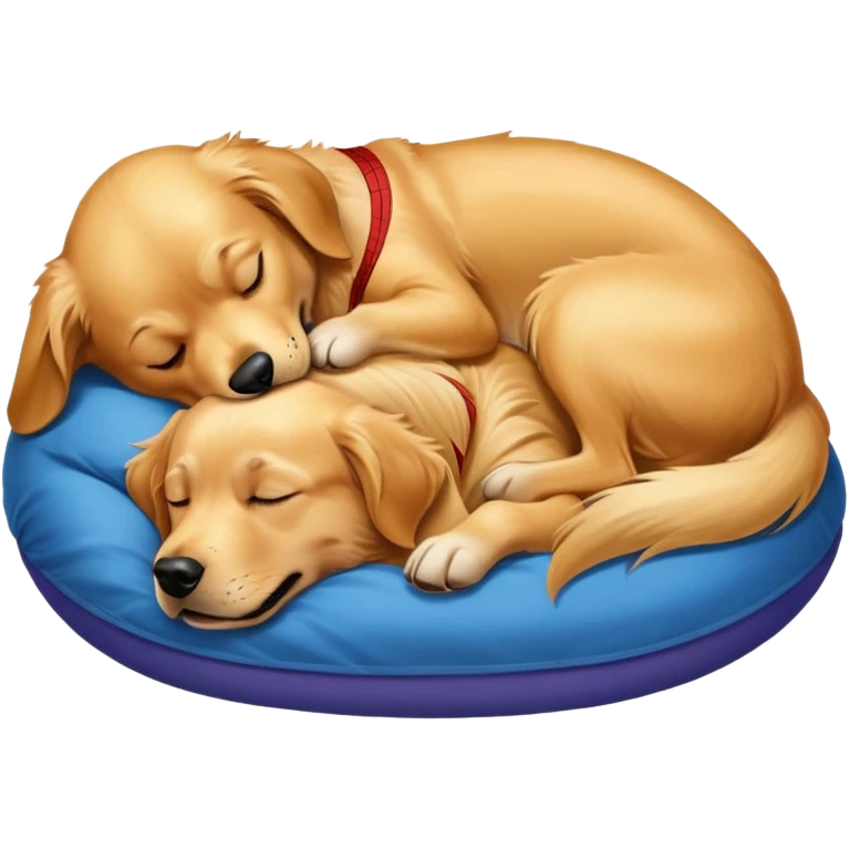 Spider-Man and a golden retriever sleeping emoji