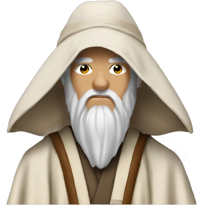 obi wan kenobi wearing gandalf's hat emoji