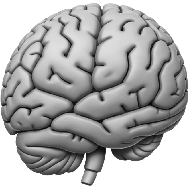 flexible brain emoji