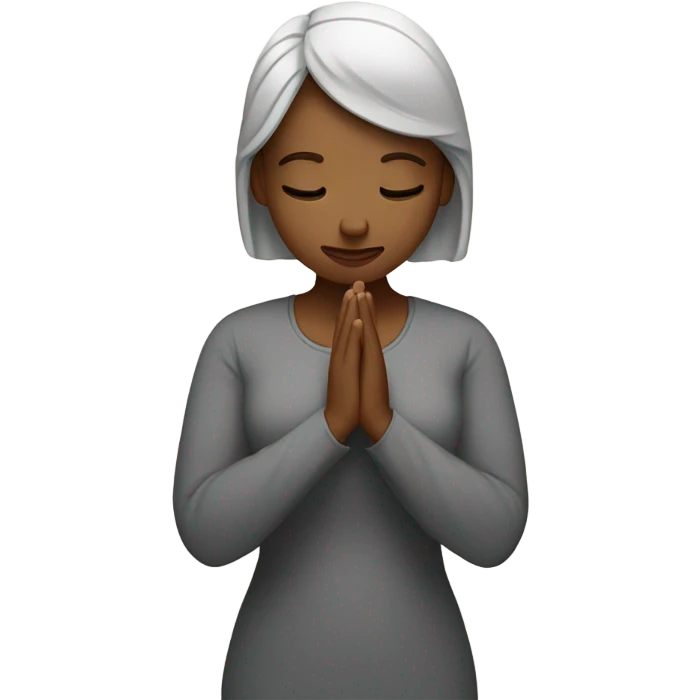 Women Praying hands  emoji