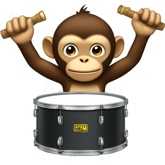 Cymbal-banging monkey emoji