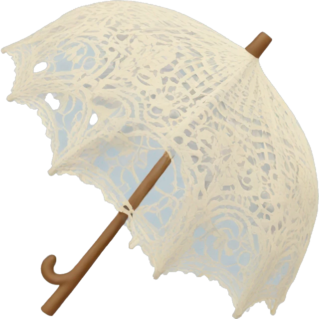 Lace umbrella  emoji