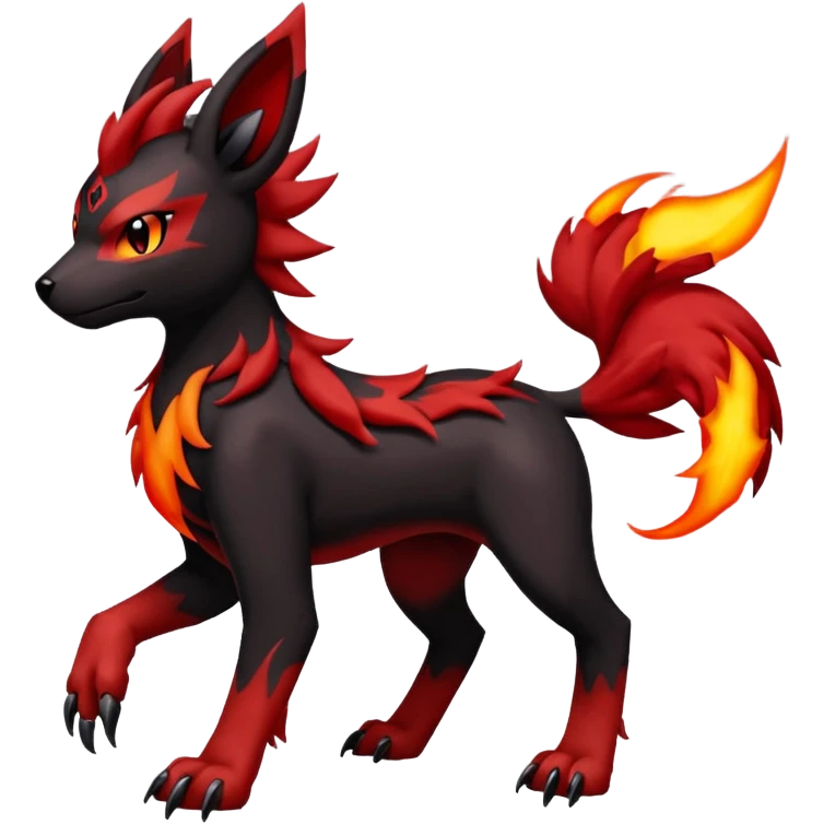 Meloetta-Litten-Houndoom-Guilmon-Darkrai-Pokémon-Fakémon-fusion-hybrid-creature emoji
