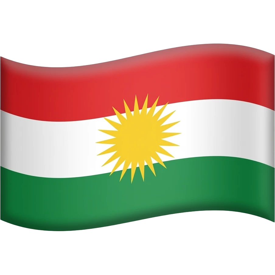 Kurdish flag emoji