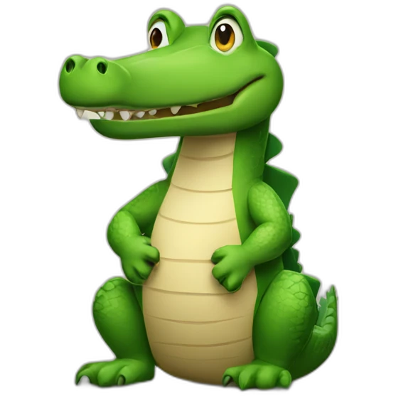 crocodile with arms crossed emoji