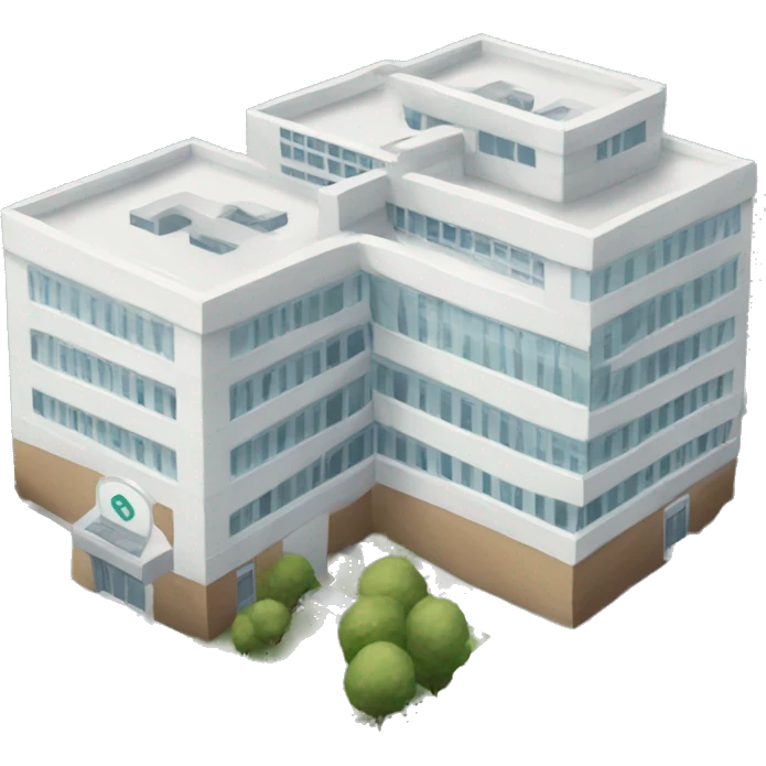White hospital  emoji